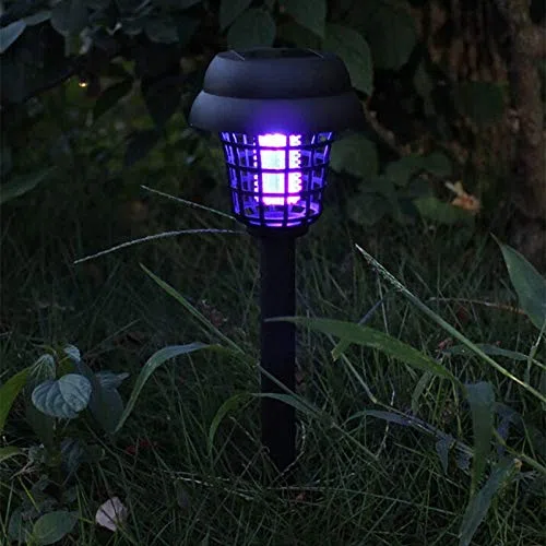Mückenvernichter, Mückenschutz-Mörderlampe, solarbetrieben, für den Außenbereich, LED-Licht, Mückenschädling, Insektenvernichter, Wegbeleuchtung