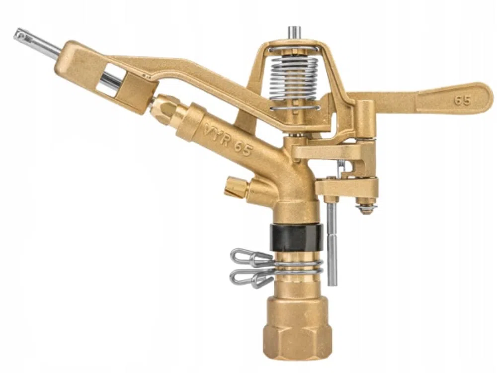 Preis-Zone Messing Sprinkler 50m IG 1" Kreisregner Sprenger Rasenregner Impuls Regner Voll- Teilkreisregner Bradas 0277