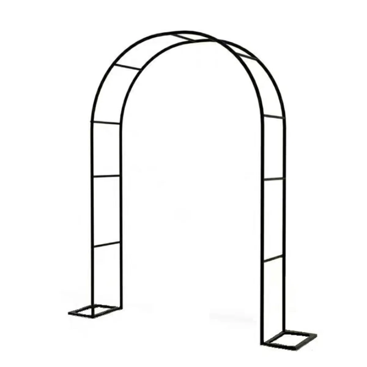 Gartenbogen aus Metall, 180 cm breit, perfekt für Kletterpflanzen, Spalier, ideal für Outdoor-Dekoration und Gartenunterstützung, verbessern Sie Ihre Gartenästhetik