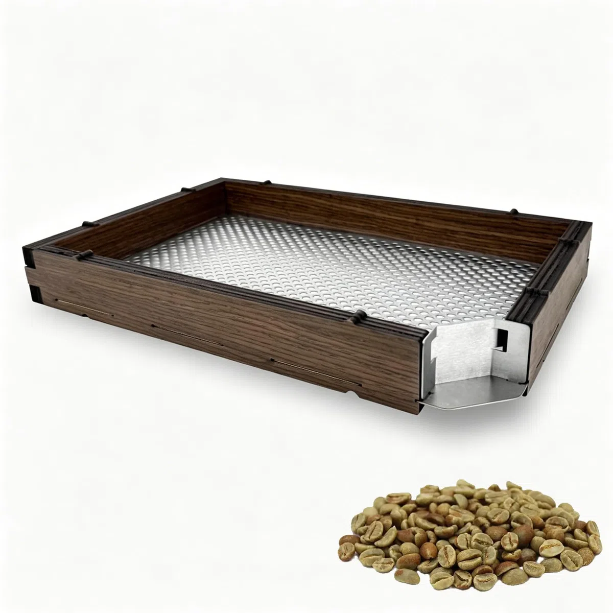Kaffeebohnen-sortiersieb, Sieb Für Grüne Kaffeebohnen, 12-21 Mesh, 4,76-8,33 Mm, Edelstahl, Für Präzises Backen Und Cafés 6.74 mm