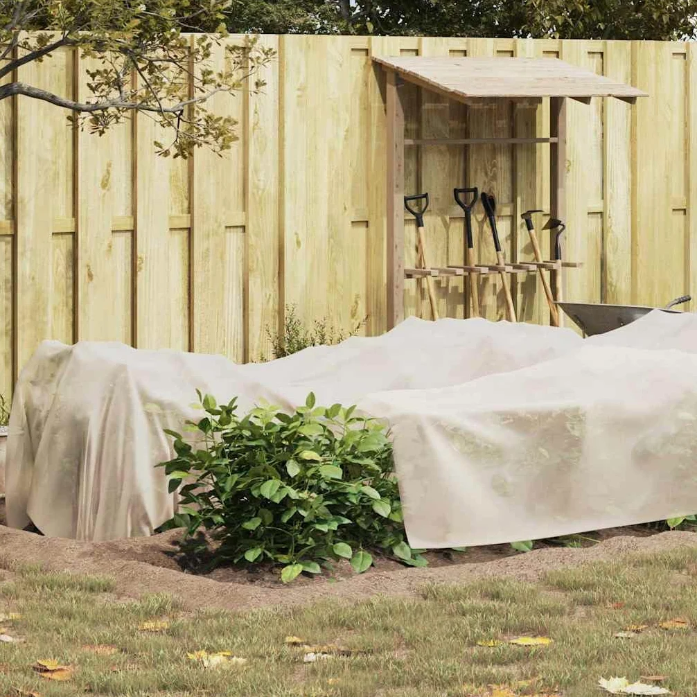 Winterschutz Pflanzen Beige 100 x 3,2 m Vliesstoff, frostschutz für Außenbeet, wiederverwendbare Gartenpflege Abdeckung für Rasenpflege und Terrasse