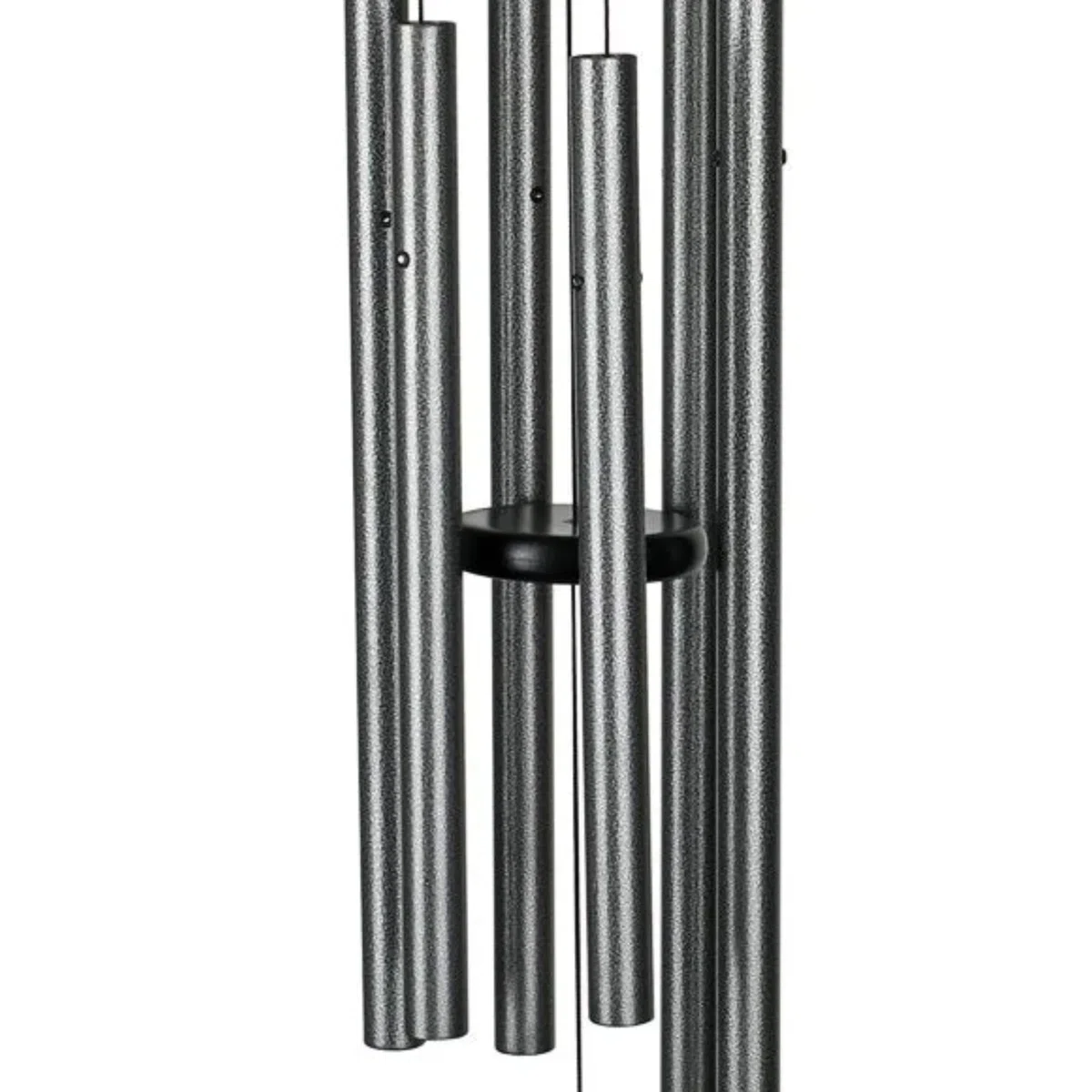 Woodstock Chimes Signature Collection, Bells of Paradies, Antik-Silber, 111,8 cm, Dekor-Designs, Windspiel für Outdoor, Terrasse, Haus oder Gartendekoration (BPLAS)