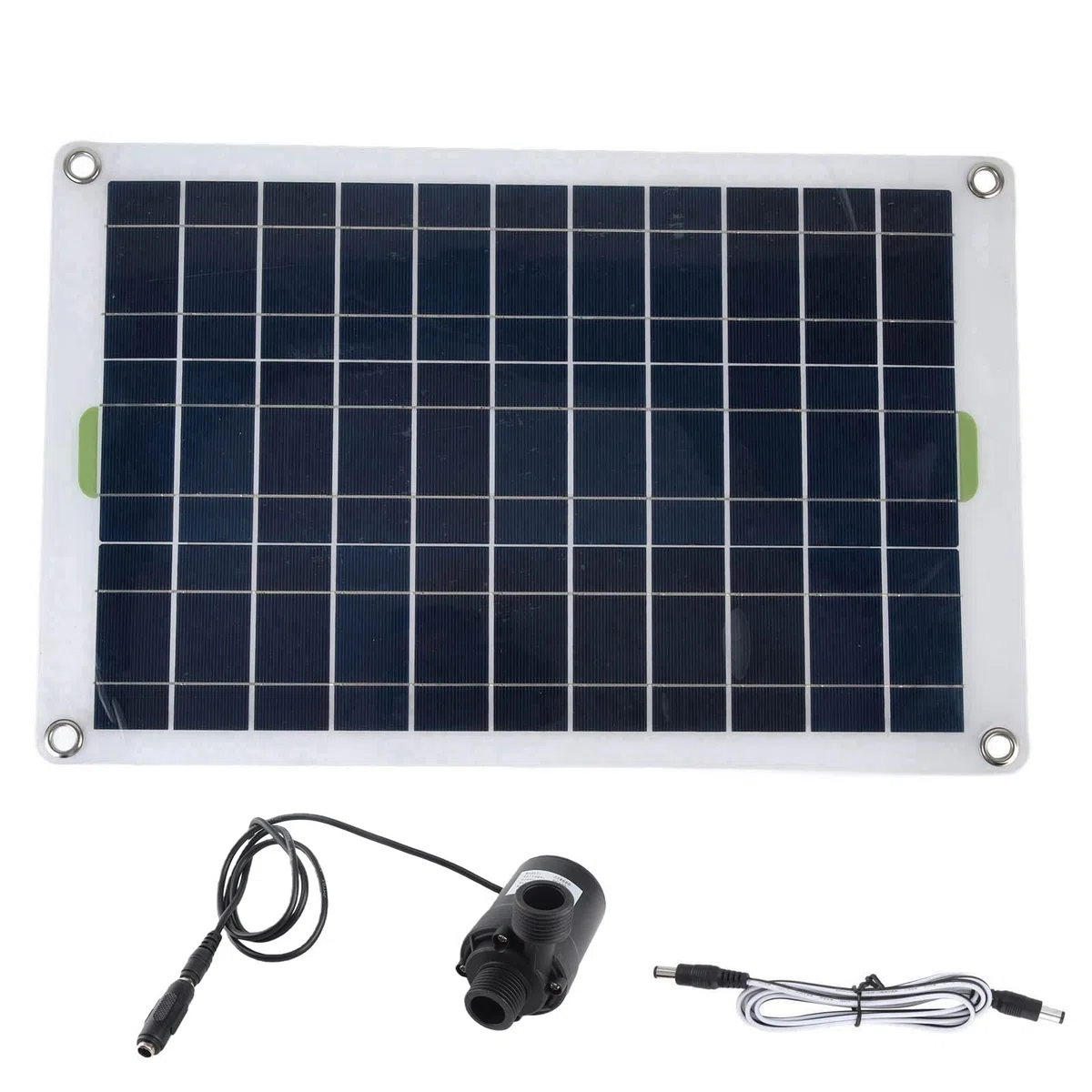 Goshyda Solar-Wasserpumpen-Set, 800 L/h, 12 V, Geräuscharmer Gleichstrom, Umweltfreundlich, Robuste Silikon- und Kunststoff-Solar-Teichpumpe für Garten, Vogelbad, Aquarium, Brunnen
