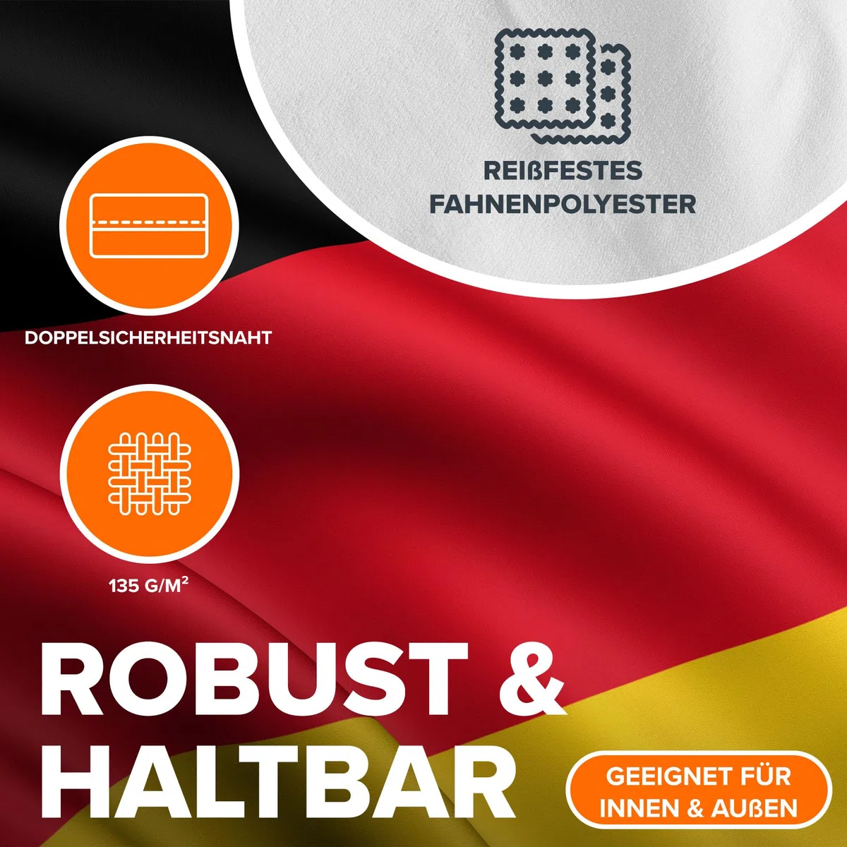 Großbritannien Flagge 150 x 500 cm - für Fahnenmast, Großbritannienfahne aus reißfestem Fahnen-Polyester-Stoff, Hissfahne Hochformat wetterfest und UV-beständig