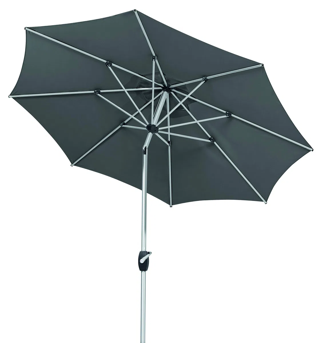 Schneider Sonnenschirm Venedig, anthrazit, 270 cm rund, 683-15, Gestell Aluminium, Bespannung Polyester, 4.9 kg