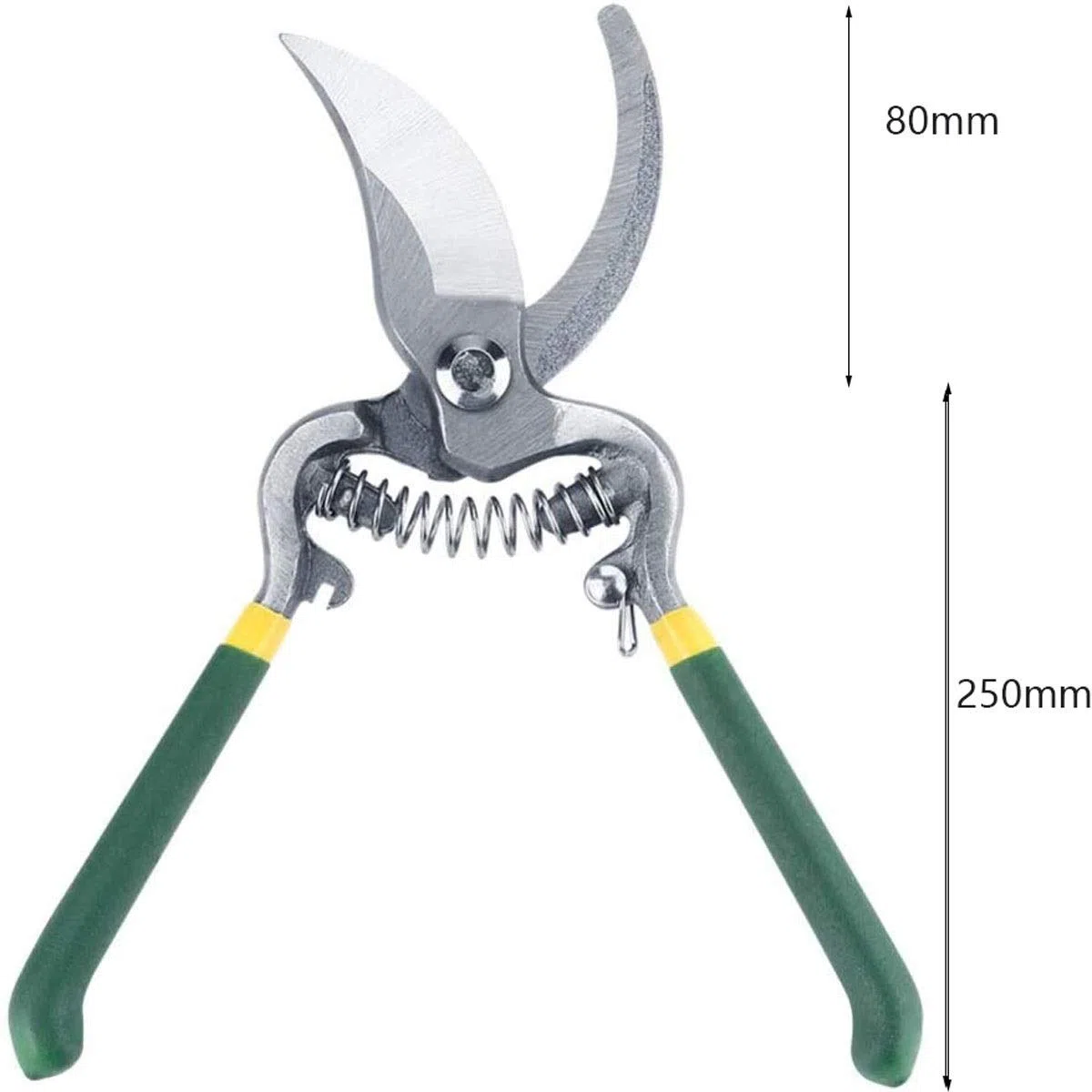 MRKU Gartenschere für die Gartenarbeit, Gartenschere, Stahlklinge, Baumschere, ergonomischer Komfort, Gartenschere, Bypass-Gartenschere, Trimm-Grünschere, Werkzeug mit Verriegelung für Jede Familie