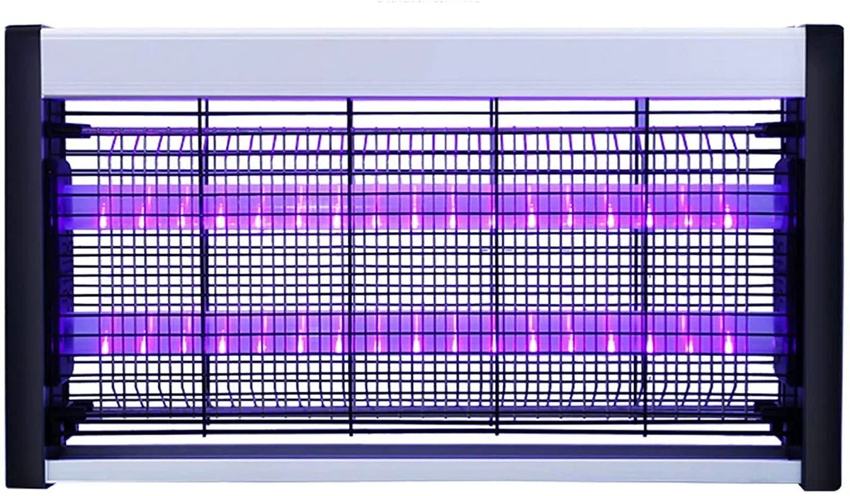 UV-Licht-Mückenfalle, Insektenabwehrlicht, LED-UV-Lampe, Gewerbliche Fliegenbekämpfungsleuchten, Elektronischer Insektenvernichter, Fliegenbekämpfungsmittel für Haushalte und Restaurants, 4