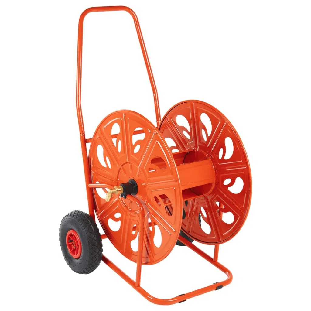 Generisch Schlauchwagen für 140 m 3/4" Schlauch Stahl,Heimwerkerbedarf,Bauzubehör,Werkzeugaufbewahrung & Ordnungssysteme,Gartenschlauchwagen & Schlauchaufroller,4005287