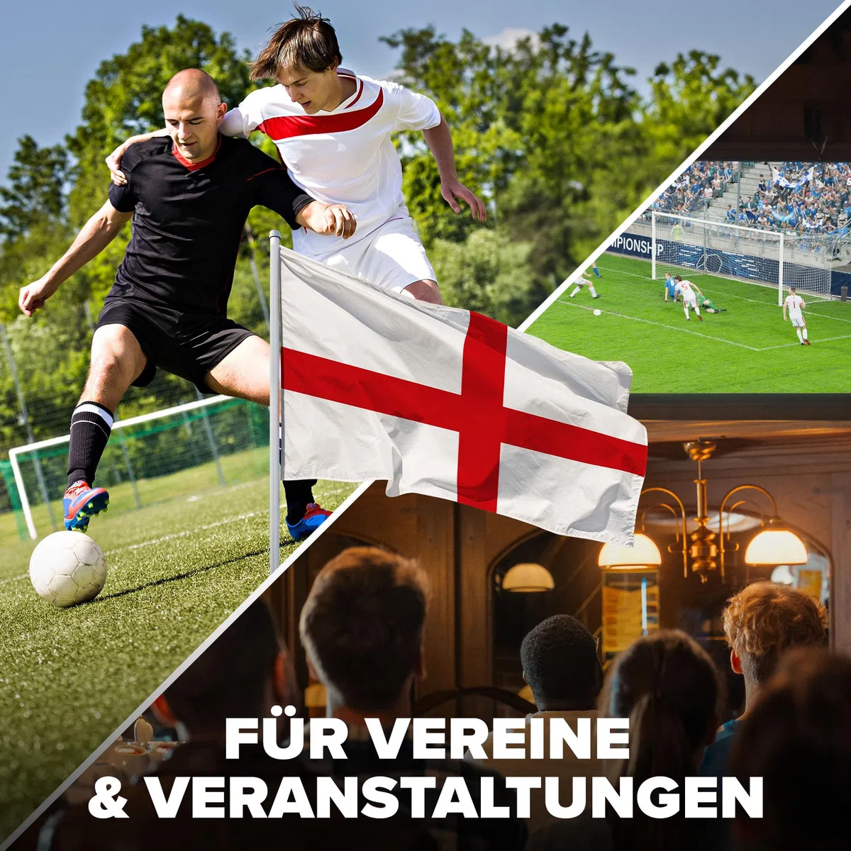 Großbritannien Flagge 150 x 500 cm - für Fahnenmast, Großbritannienfahne aus reißfestem Fahnen-Polyester-Stoff, Hissfahne Hochformat wetterfest und UV-beständig