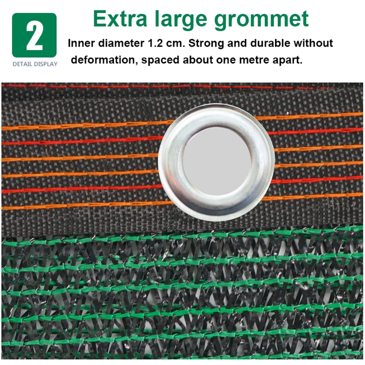 4 x 7 m, grünes E-Tuch, 40 % UV-Resint, Sonnennetz, einfach zu installieren, perfekt für Garten, Blumen und Pflanzen, Outdoor-Gartenabdeckung