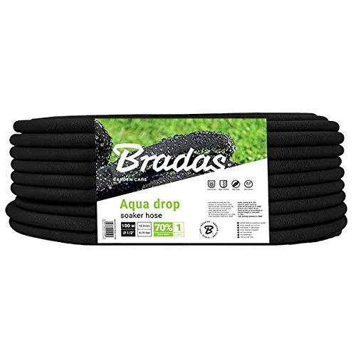 NAKA WAD1/2100 Perlschlauch Flexibel Tropfschlauch Bewässerung Gartenschlauch Wasserschlauch Bewässerungsschlauch Hochbeet Gartenbewässerung Bewässerungssystem Gewächshaus 1/2 Zoll 100 m