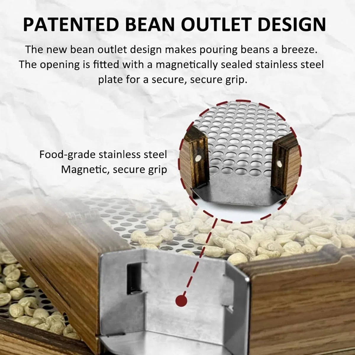 Kaffeebohnen-sortiersieb, Sieb Für Grüne Kaffeebohnen, 12-21 Mesh, 4,76-8,33 Mm, Edelstahl, Für Präzises Backen Und Cafés 6.74 mm