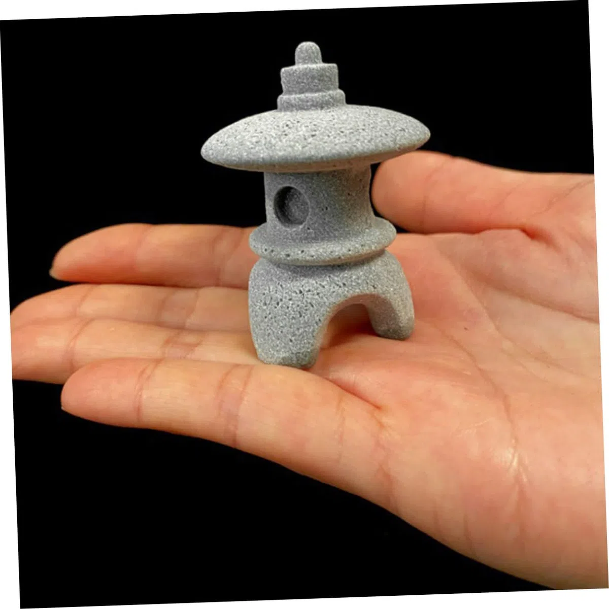 Toyvian 5 Sätze Mini Garten Ornament Teiliges Deko Mit Laterne Für Zen Für Garten Und Innenräume Geschenkidee Für Gartenliebhaber 3 Stück * 5