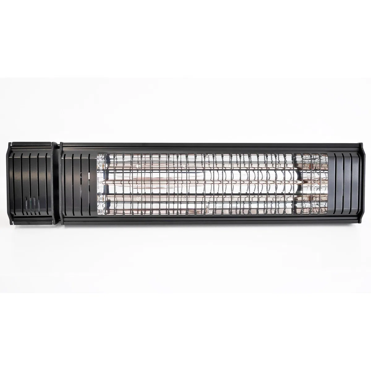 VASNER Appino 20 + AirCape – Infrarot Heizstrahler mit Abdeckhaube 2000 Watt Bluetooth fähiger Strahler Fernbedienung & App Steuerung Infrarotstrahler für den Außenbereich (Schwarz)