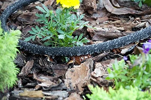 NAKA WAD1/2100 Perlschlauch Flexibel Tropfschlauch Bewässerung Gartenschlauch Wasserschlauch Bewässerungsschlauch Hochbeet Gartenbewässerung Bewässerungssystem Gewächshaus 1/2 Zoll 100 m