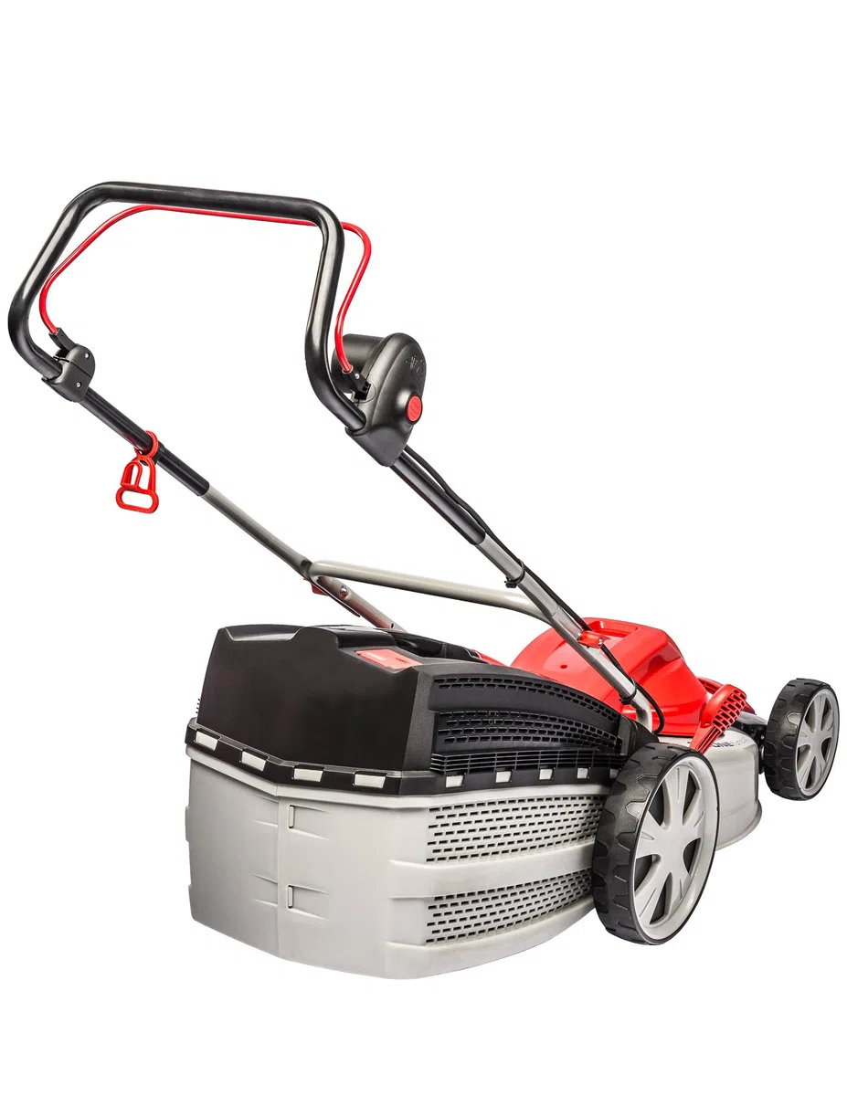 AL-KO Elektro-Rasenmäher Silver 46.4 E Comfort (46 cm Schnittbreite, 1.600 W Motorleistung, Schnitthöhe 7-Fach verstellbar, inkl. 65 l Fangkorb mit Füllstandsanzeige, für Rasenflächen bis 900 m²)