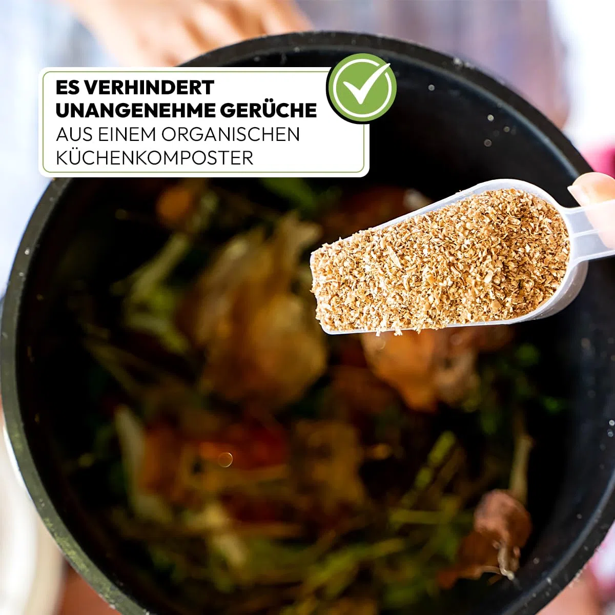 Skaza Kompostaktivator Bokashi Organko – mit Effektive Mikroorganismen (EM) für Biomülleimer Küche und Komposteimer Küche Bokashi Organko und Essential (5)