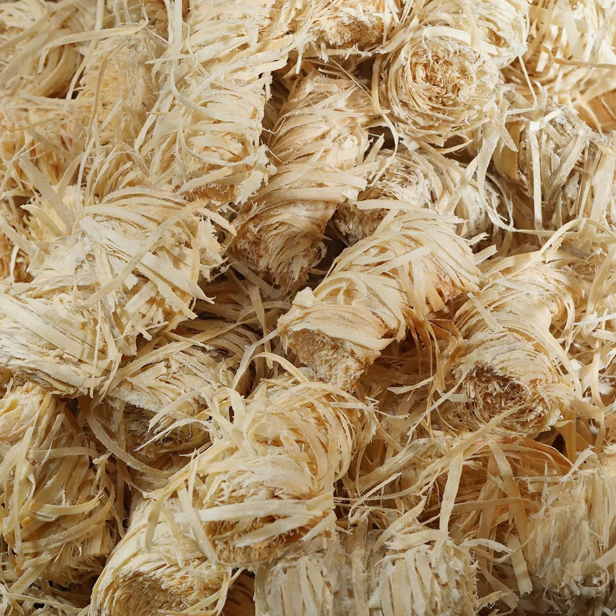 10KG Öko-Grillanzünder, in natürlichem Wachs getränkte Kaminanzünder - Grill Anzünder Holzwolle - Anzündwolle, Ofenanzünder, Feueranzünder, Grillanzünder Kamin, Anzündwürfel, Holzanzünder