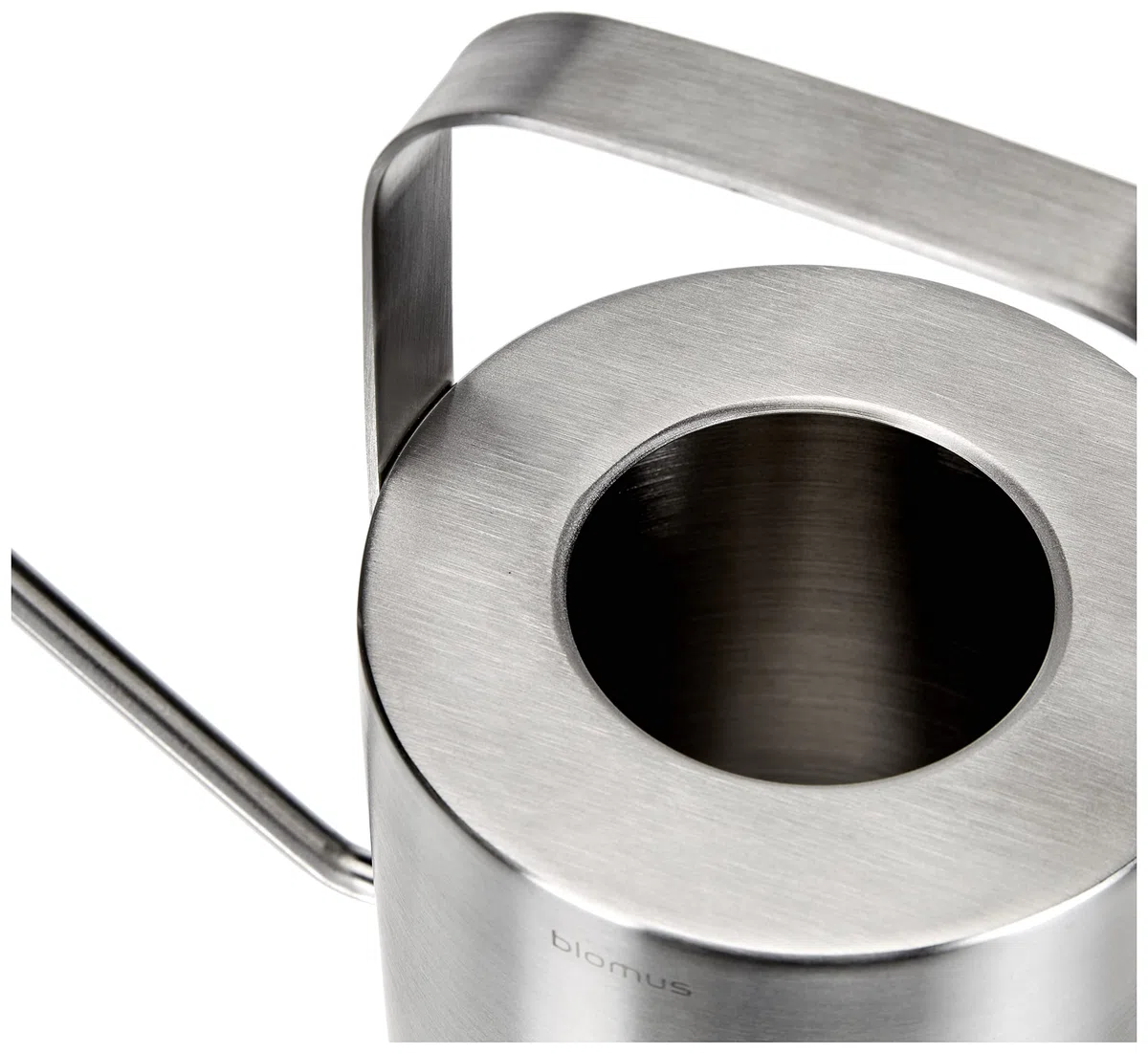 blomus Gießkanne -PLANTO- | Gießkanne aus Edelstahl matt | 1 L | Farbe Silber | 19,1B x 25,7H x 6T cm