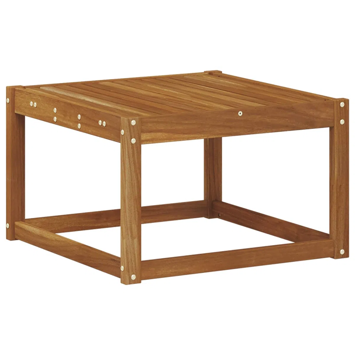 Outdoor-Sofagarnitur mit Kissen 8 pcs aus massivem Akazienholz Natur Creme, inklusive Tisch und Sitzgruppe, wetterfest, ideal für Garten Terrasse Poolbereich