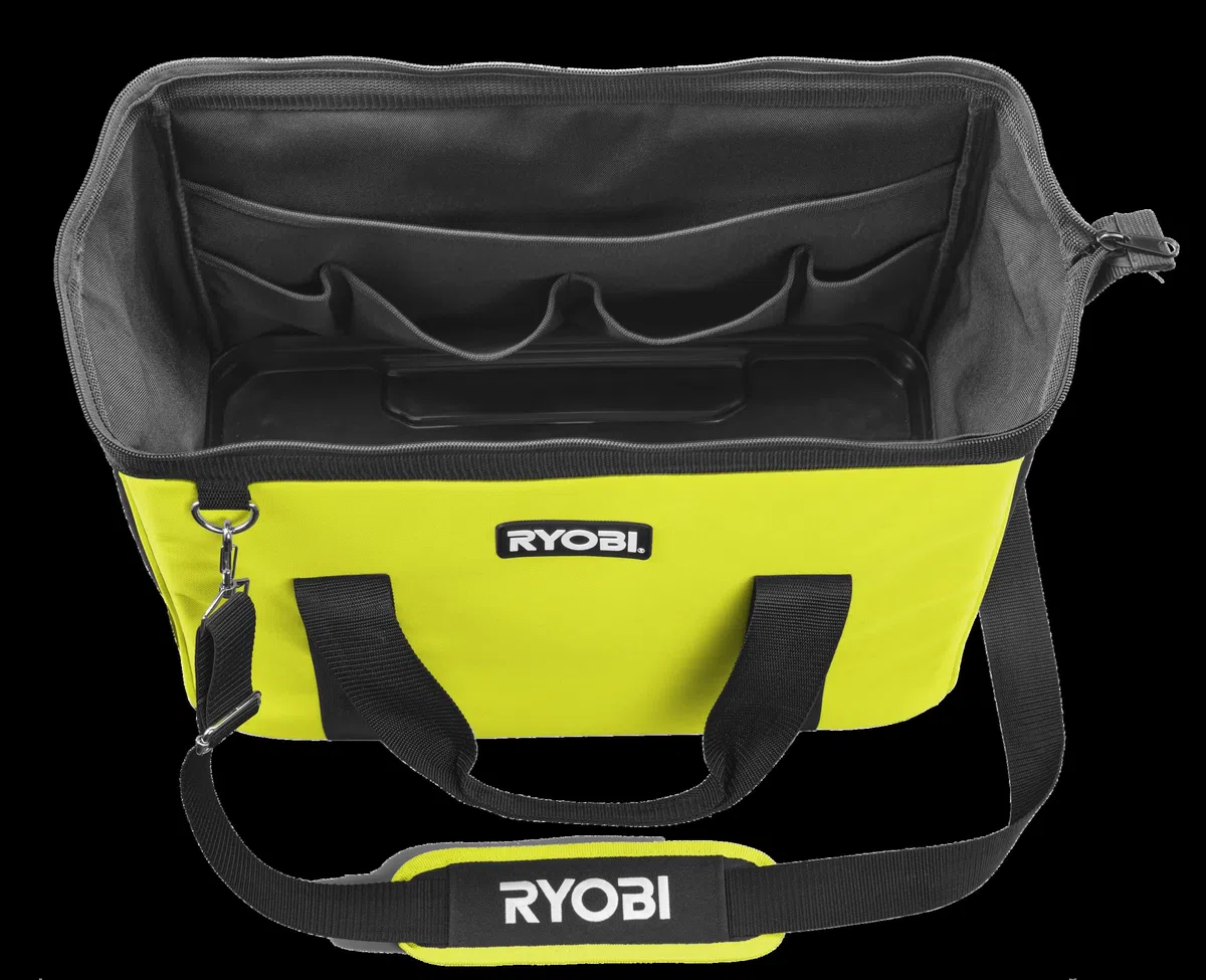 RYOBI Kettensägen-Tragetasche RAC256, passend für 18 V und 36 V Modelle, mit Ölauffangschale