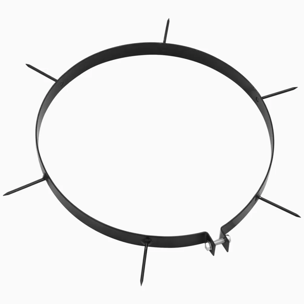 Rasenlüfter für Gartenwalze aus Eisen Ø 30 cm 5 Stück mit Spikes 6 cm Länge Aerifizierer und Vertikutierer für Boden, Rasenpflege, Moosentferner, Wiese, Garten, Grünfläche