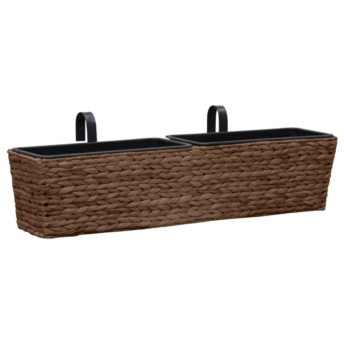 Gecheer Wasserhyazinthe Blumentopfset Braun Dekoration Balkon Pflanzenhalter