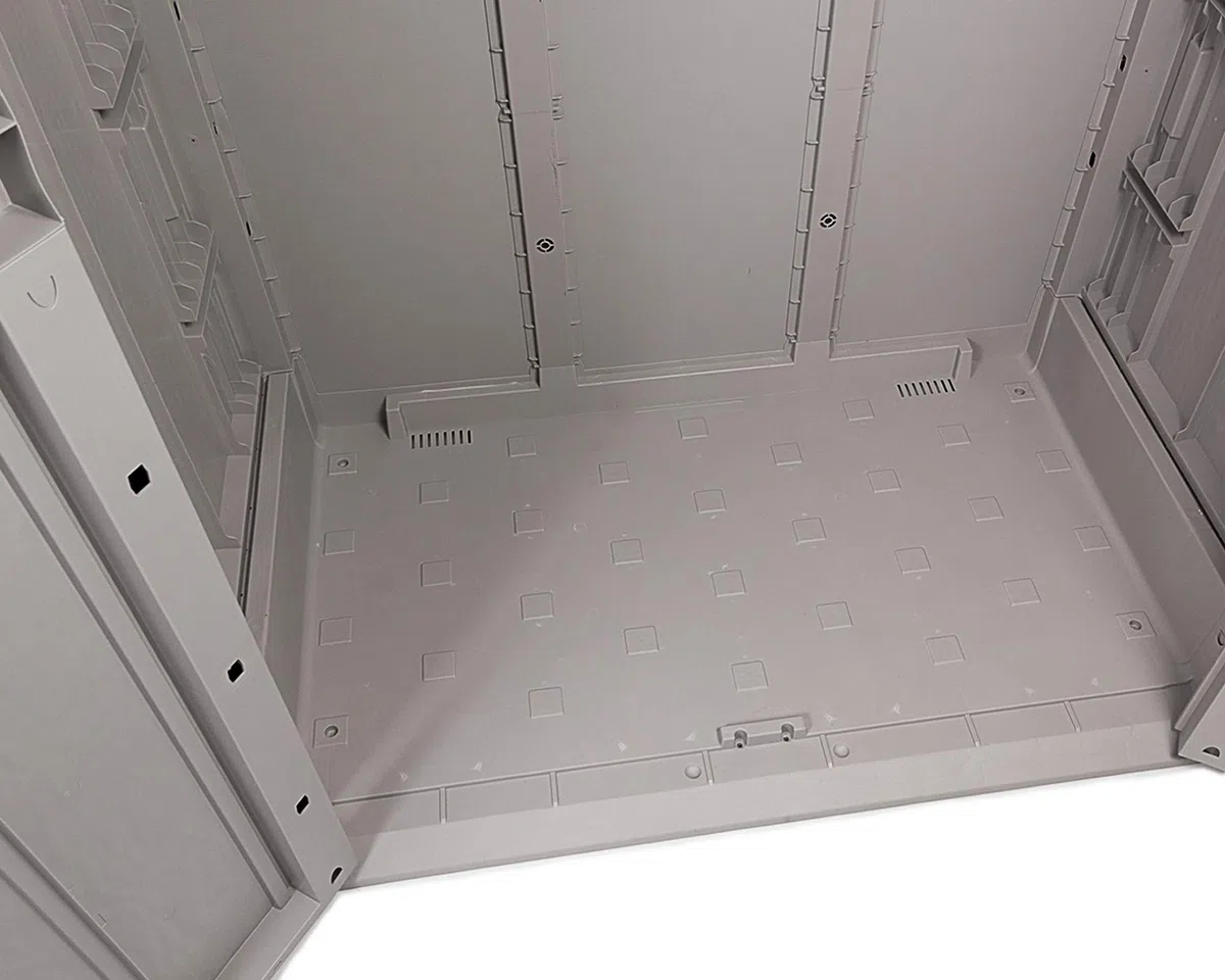 Ondis24 Mülltonnenbox Storer Basic/Basic XL/High Store Basic Gerätebox abschließbar für 2 Mülltonnen (1670 Liter, Grau-Anthrazit)