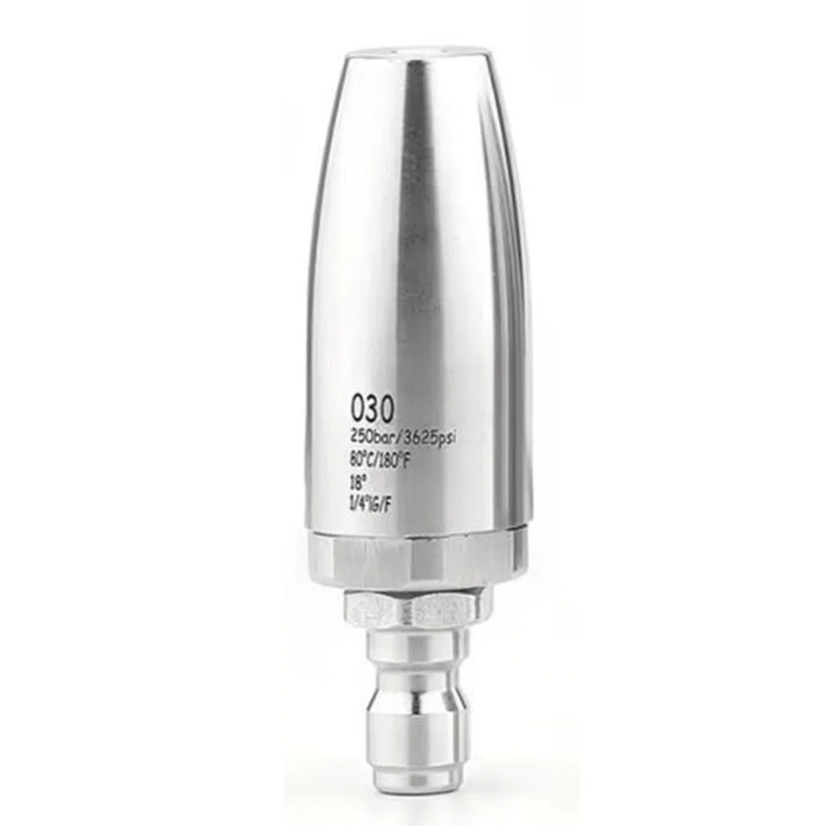 4 Stück Druckreiniger Düse Edelstahl Schnellkupplung Rotationsaufsatz Keramikeinsatz für Autopflege Hausreinigung Garteneinsatz 8.1cmx1.5cmx1.5cm