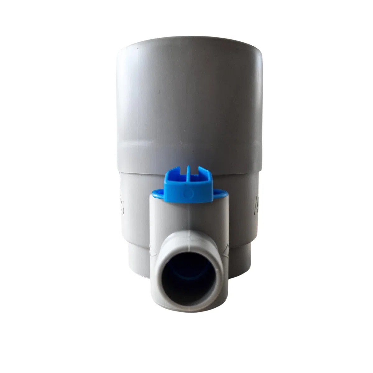 YourCasa Regensammler [Downpipe] mit Absperrhahn und Filter zum Verbinden von Fallrohr 68-100mm DN100 und Regentonne Fallrohr Regensammler Regenwassersammler Wasserdieb Regenrinnen Ablauf (Grau)