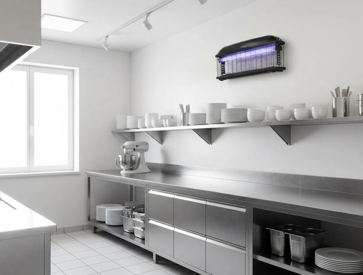 PUR LINE Insektenvernichter mit UV-Licht mit hoher Intensität, 45 W, IPX4-Schutz, ideal für große Innenräume oder halbbedeckte Außenbereiche