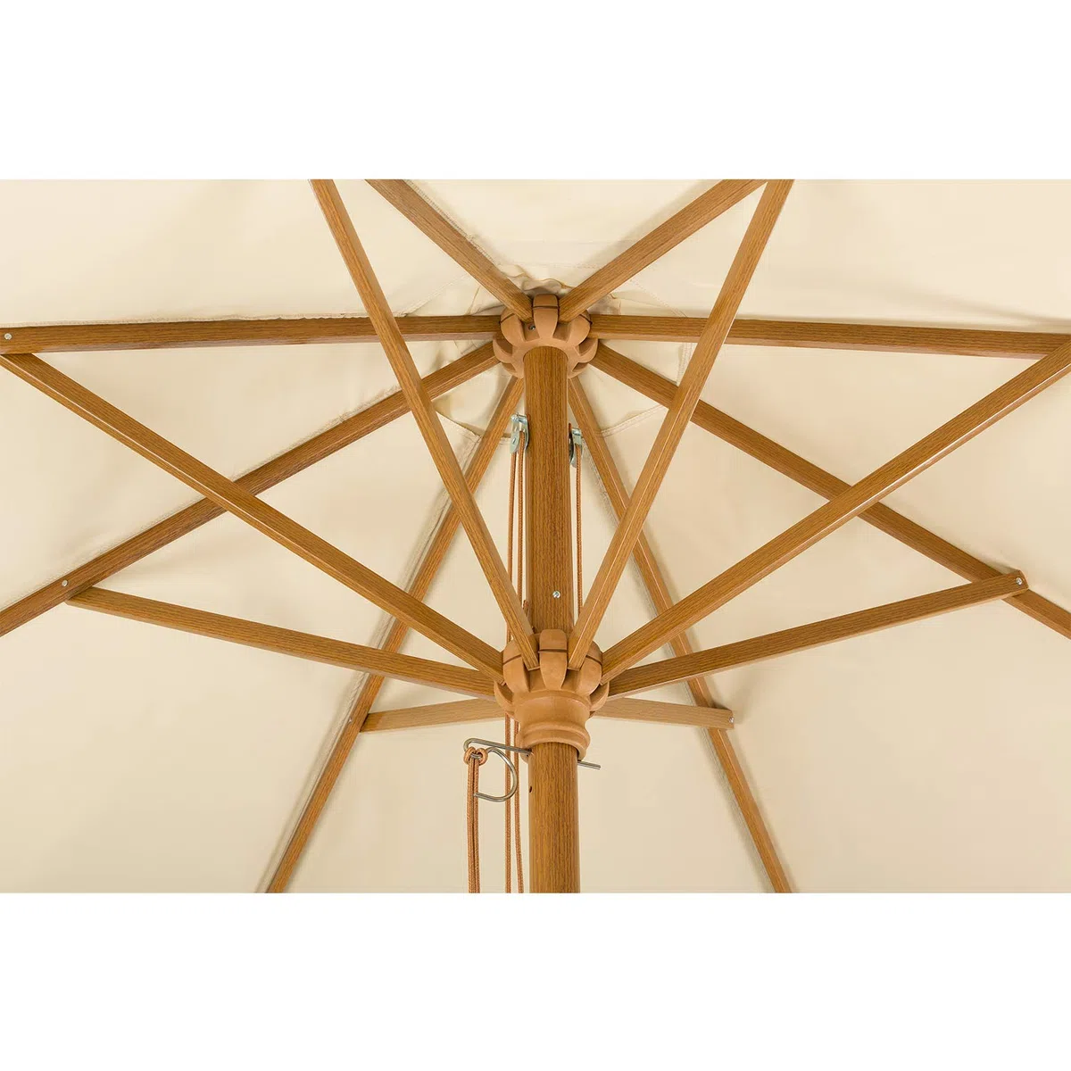 Schneider Sonnenschirm Malaga,natur, 300 X 200 Rechteckig, Gestell Alu/Stahl, Bespannung Polyester, 6.9