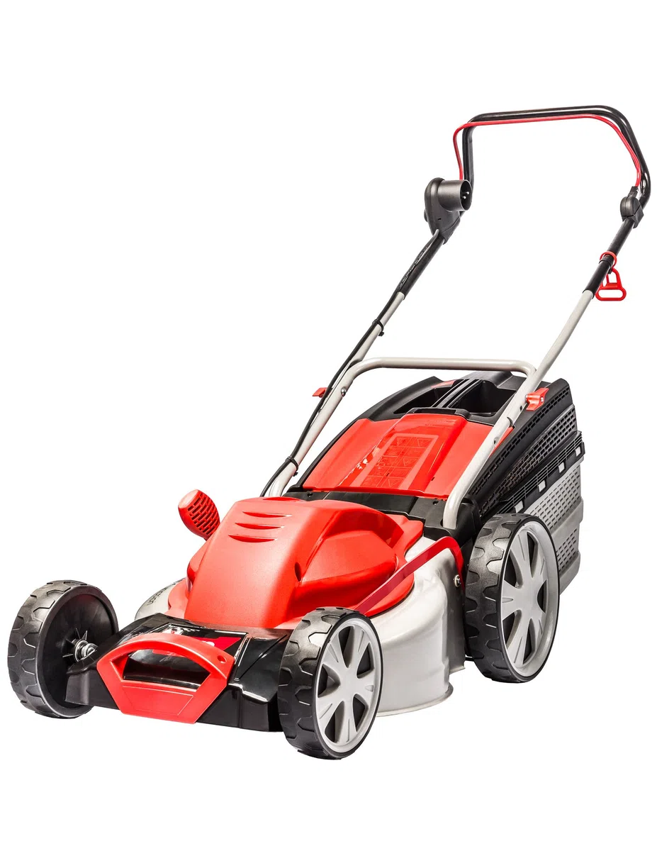 AL-KO Elektro-Rasenmäher Silver 46.4 E Comfort (46 cm Schnittbreite, 1.600 W Motorleistung, Schnitthöhe 7-Fach verstellbar, inkl. 65 l Fangkorb mit Füllstandsanzeige, für Rasenflächen bis 900 m²)