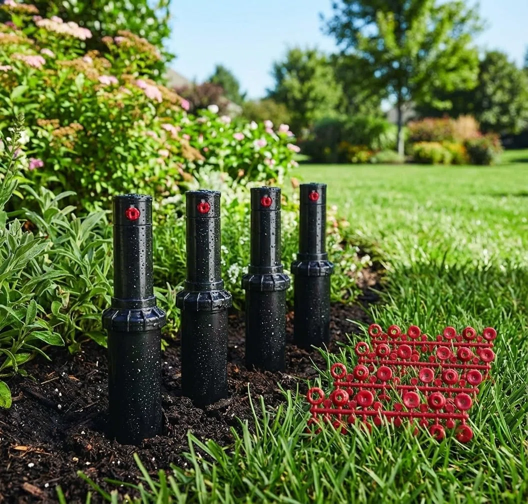 Suinga 5 stück Sprinkler Hunter PGP ADJ Rasensprenger, Reichweite 6,4 bis 15,8 m, Gewinde 3/4 Zoll