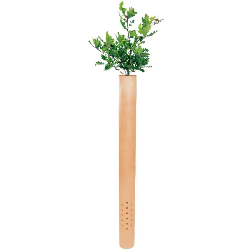 TUBEX Nature Wuchshüllen | 1.5m | Ø 80-120mm | 20 Stück | biologisch abbaubar | plastikfrei | inkl. Kabelbinder