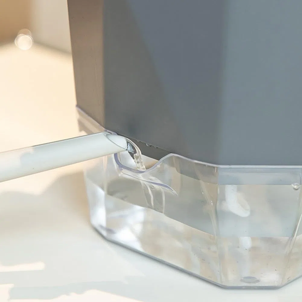 SPORTARC 8-teiliges selbstbewässerndes Set mit Wasseraufbewahrungsbox und Absorptionsseil für einfache Pflanzenpflege (groß)
