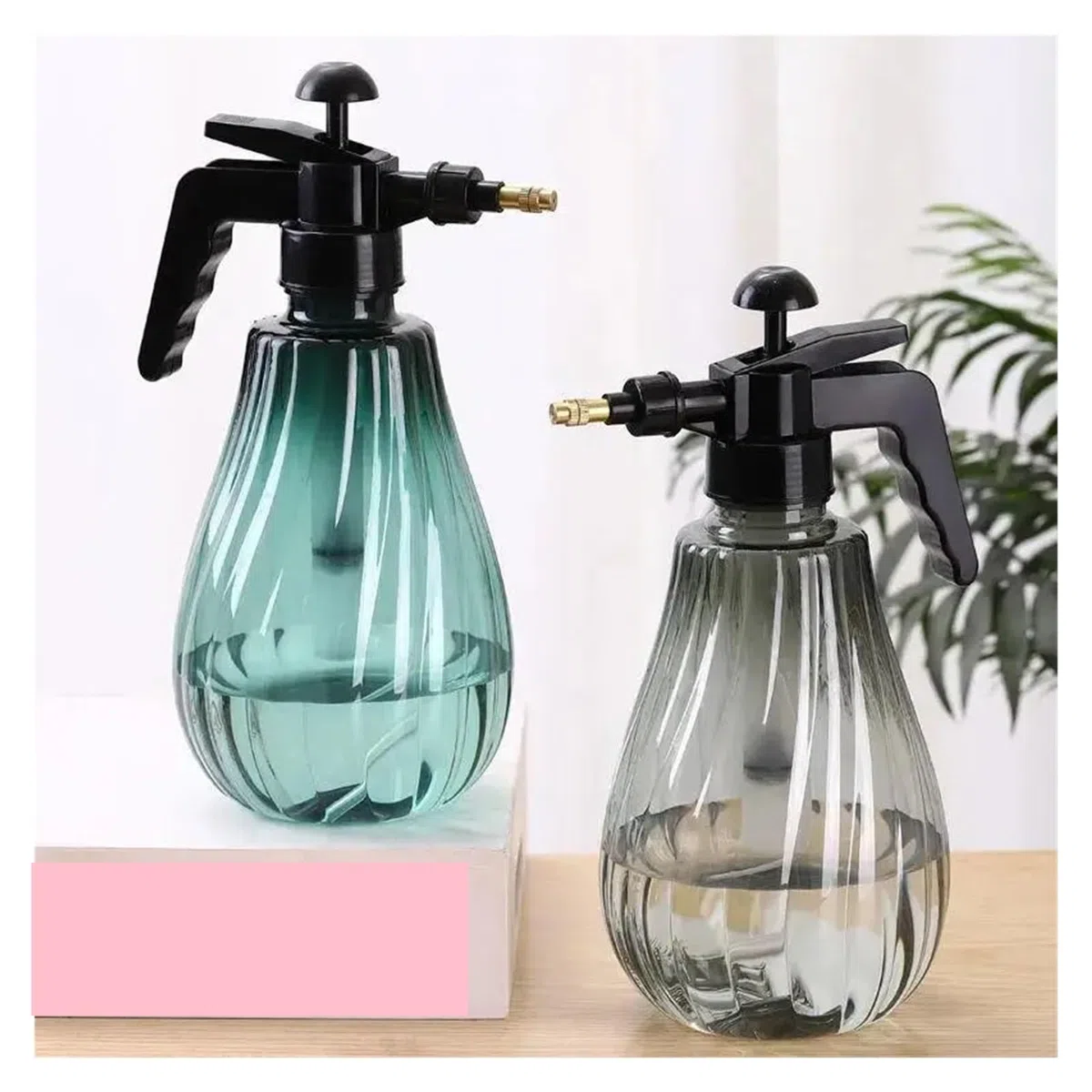 Drucksprühflasche, 1500 ml, Pumpsprüher für Gartenarbeit, Pflanzenpflege, Rasenpflege, effiziente Bewässerung, robuste Gartengeräte