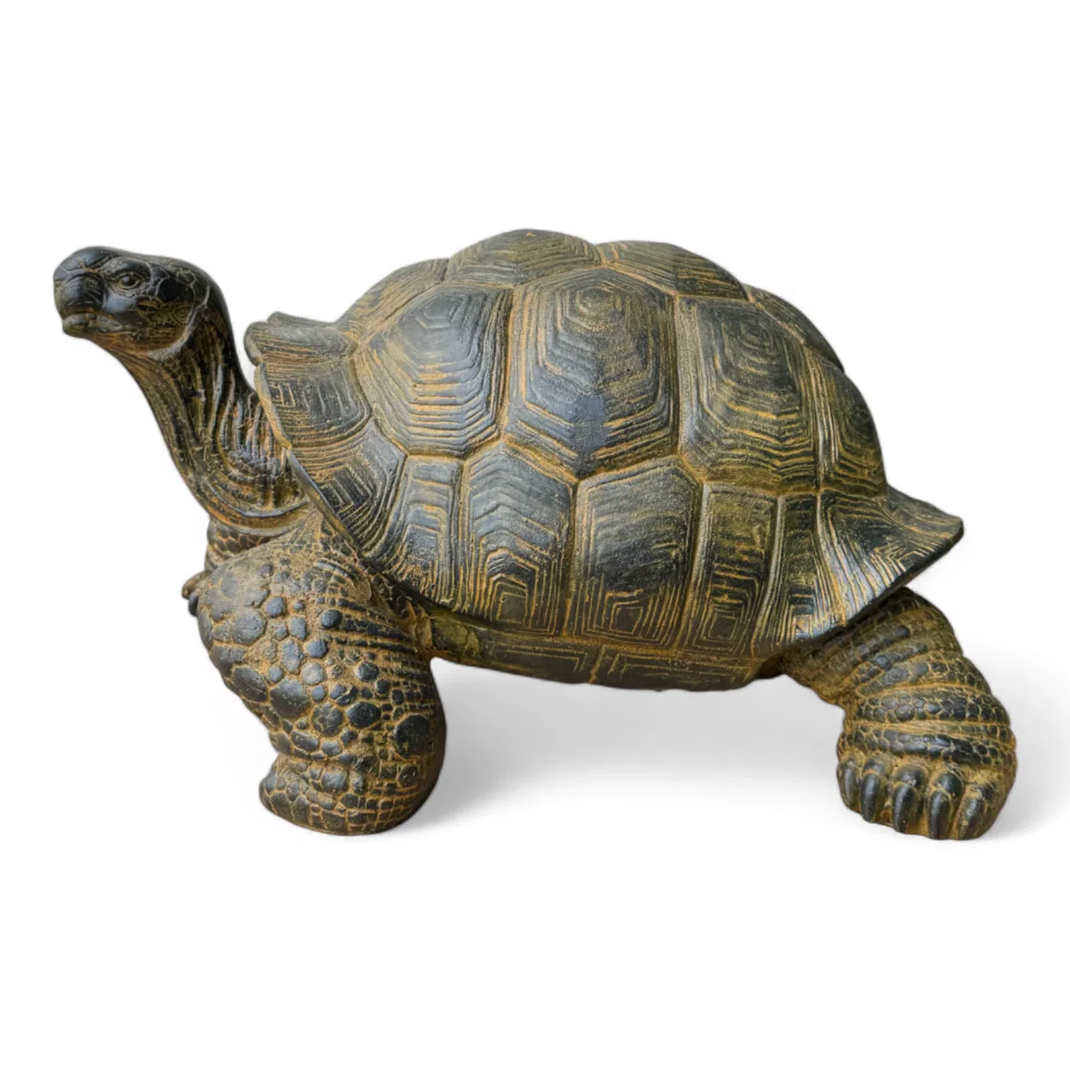 Stein Schildkröten – Pool, Garten, Terrasse - Langlebig und Wetterbeständig – Gelblich aus Glasfaserbeton – 32, 47 und 65 cm (Groß)