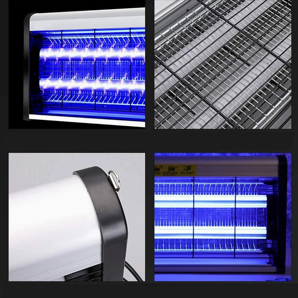 Mückenfalle, Insektenvernichter, Insektenvernichter, Mückenvernichter mit elektrischem Schock, energiesparende LED-UV-Lampe, LED-Mückenvernichterlampe (4 W)