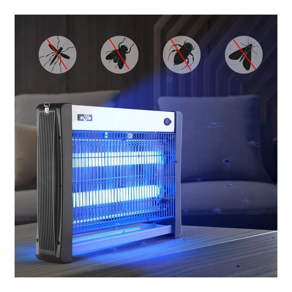 Mückenfalle, Mückenlampe, strahlungsfreier Insektenvernichter, elektrischer Schock-Mückenvernichter für den Innenbereich, UV-Lichtwellen-Insektenvernichter, LED-Mückenvernichterlampe (3 W)
