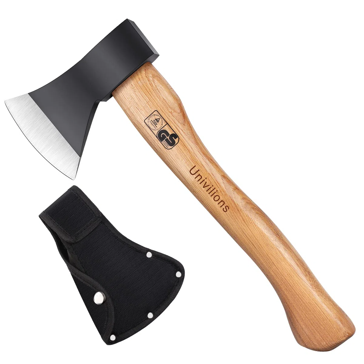 Spaltaxt Holz spalten Schwere Beil Universalaxt aus Manganstahl Survival Axt mit Holzgriff Outdoor Axt für Garten Wald Outdoor Aktivitäten