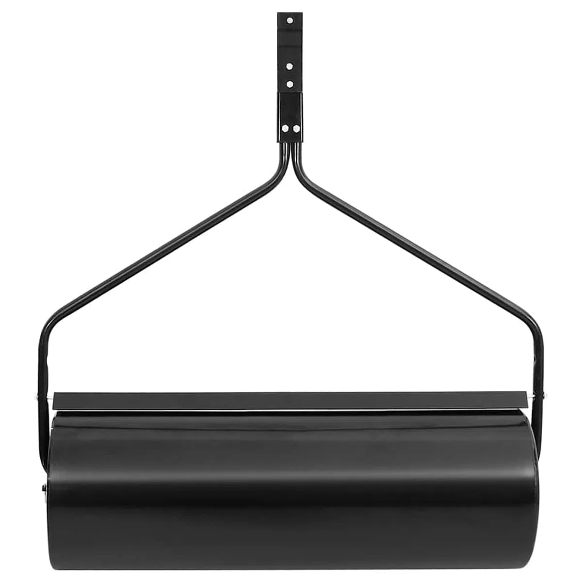 Rasenwalze Gartenwalze, Eisen, Schwarz, 30x90 cm, 63 L Füllvolumen, für Rasenpflege und Bodenverdichtung 154466