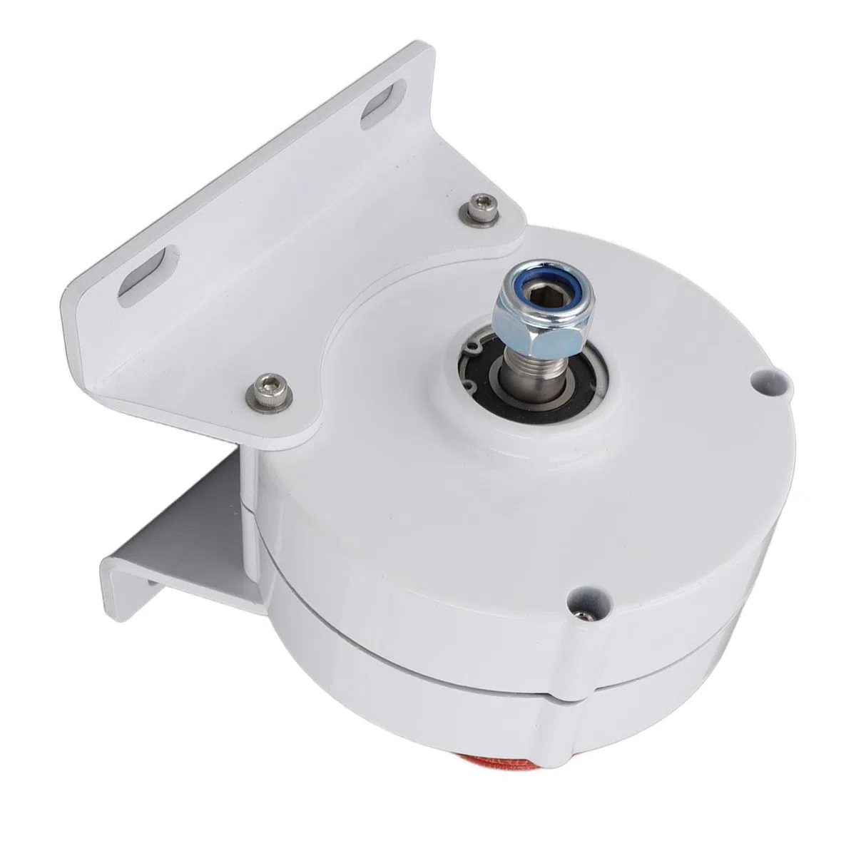 Windturbinengenerator, 12 V Doppelwellen-Permanentmagnetgenerator, 3-Phasen-Wechselstrom mit Sockel für netzunabhängige Windenergie (200W)