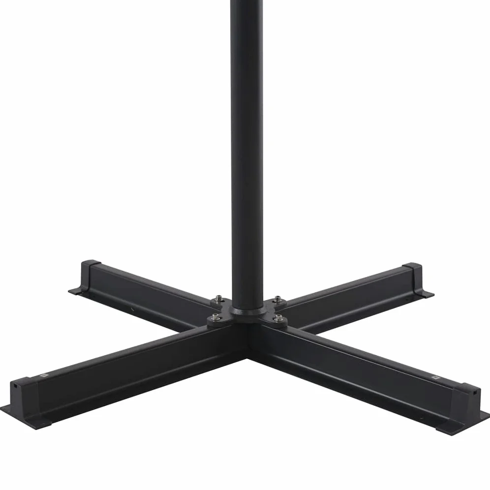 vidaXL Sonnenschirm 500cm Anthrazit Ampelschirm Marktschirm Gartenschirm