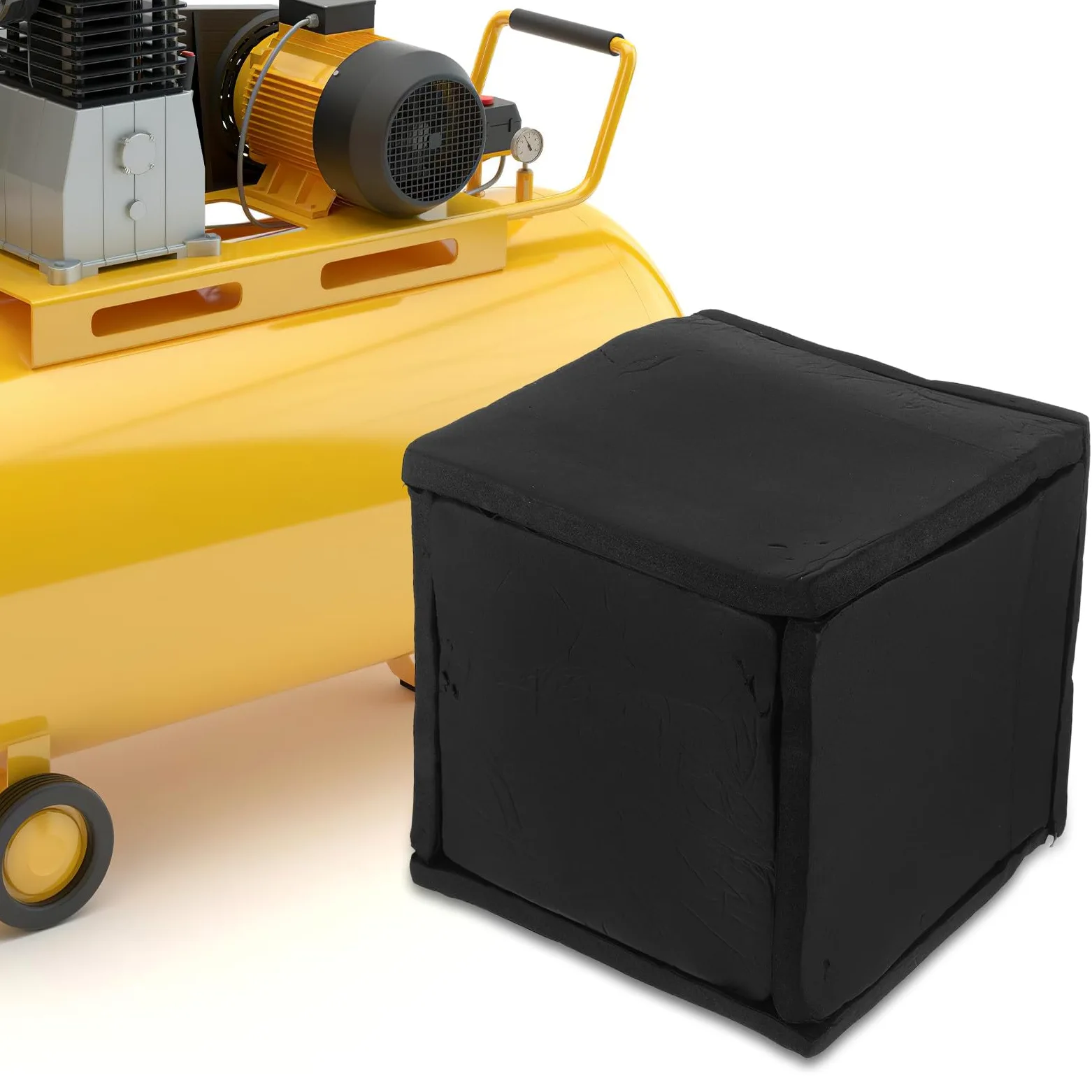 Gatuida Dicke Schalldämmbox - Tragbare Schallschutzabdeckung zur Geräuschreduzierung von Wasserpumpengeneratoren - Abdeckung zur Geräuschreduzierung von Druckerhöhungspumpen