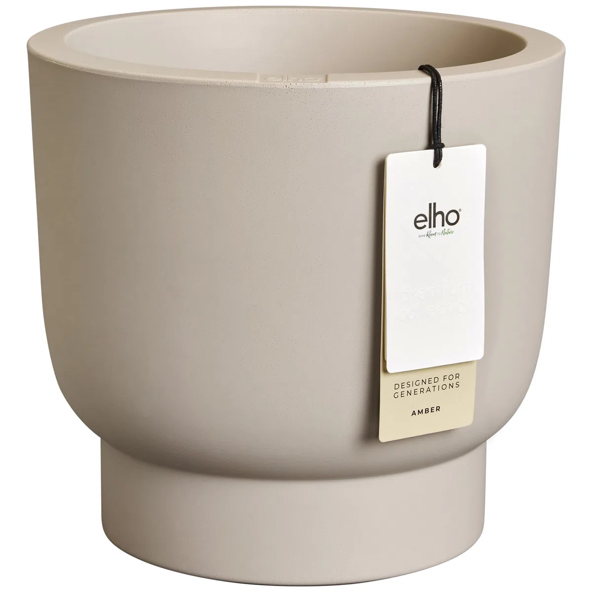 elho Amber Grail 30cm Blumentopf - Balanced Beige | ∅ 29.5 x H 28.3 cm | für den Innen- und Außenbereich | 100% recyceltes Plastik