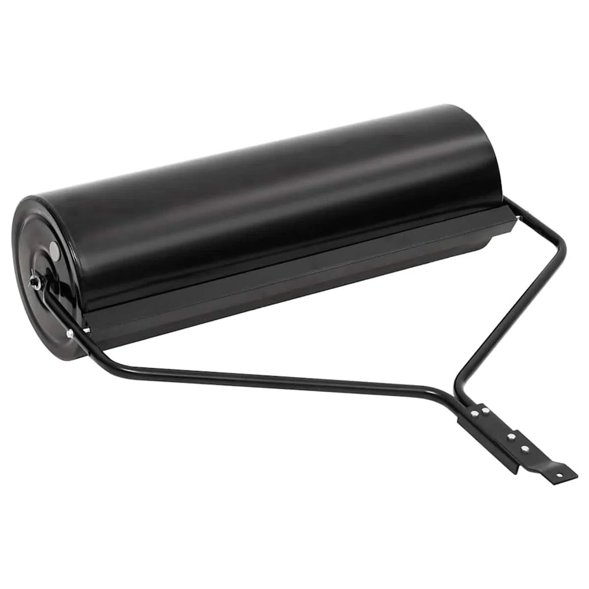 Rasenwalze Gartenwalze, Eisen, Schwarz, 30x90 cm, 63 L Füllvolumen, für Rasenpflege und Bodenverdichtung 154466