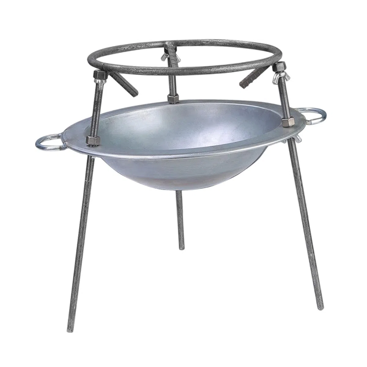 Camping Feuerstelle Dreibein Feuerschale Grill Feuerkorb Metall Outdoor Konstruktion Eisen für Gartenparty Camping Picknick Park Restaurant Familien F, Mehrfarbig, 38 cm X 30 cm X 40