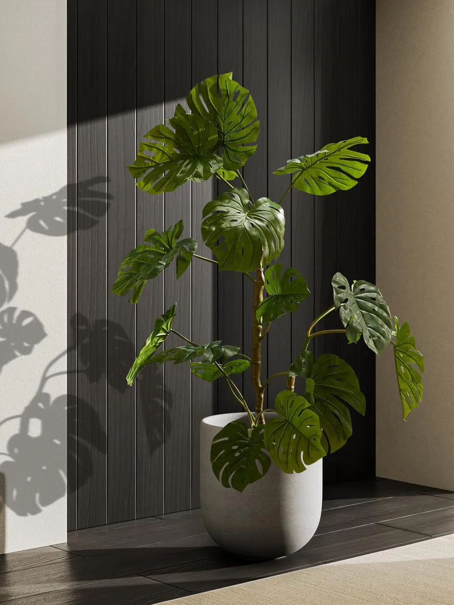 LE TAUCI Übertöpfe Keramik Gross, 30 cm Durchmesser groß Töpfe, Blumentopf für Zimmerpflanzen mit Abflussloch, Flower Planter Pots with Drainage Hole and Plug, Grau