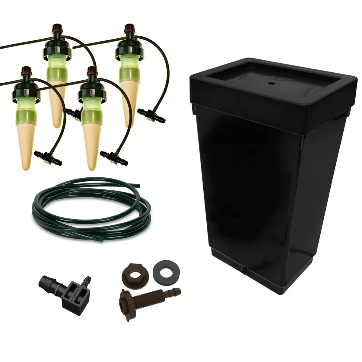 Bewässerungsset für 4 Pflanzen mit 47 L Tank – inkl. original Blumat Tropfer & Zubehör
